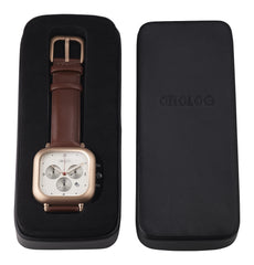 Black Leather Travel Case